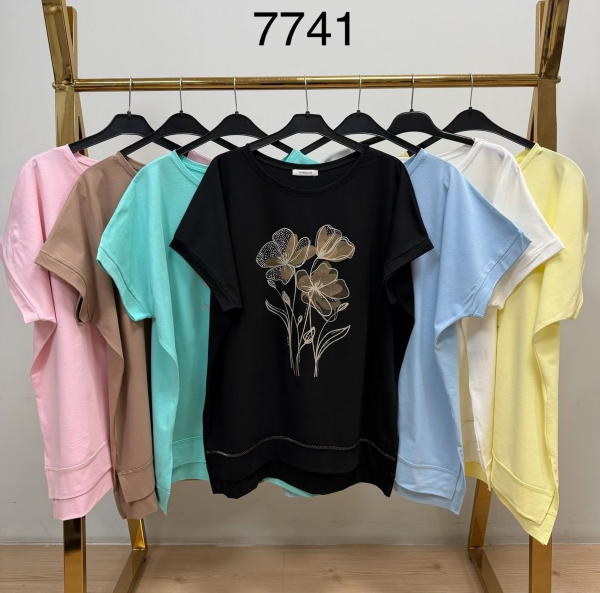 Bluzki damskie Roz Standard, Mix kolor Paczka 10 szt